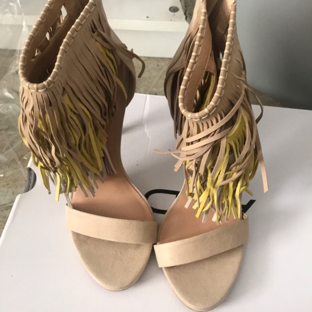 Aldo fringe heels